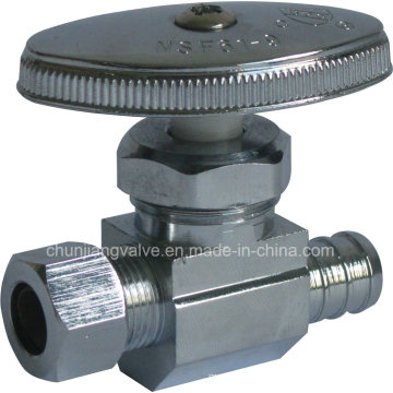 Pex Inlet Straight Type Handle Brass Valve (K18)